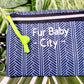 Blue Feather Mini Posh Poo Bag