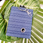 Blue Feather Mini Posh Poo Bag